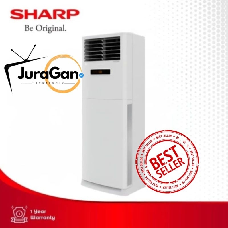 Sharp Ac Standing Floor 5 PK / 5PK GS A48ACY Turbo Cool Series GS-A48SCY