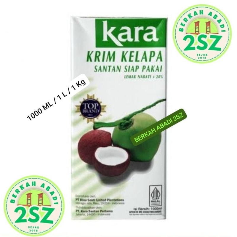 

Santan Kara Krim Kelapa Santan Siap Pakai 1000 ML