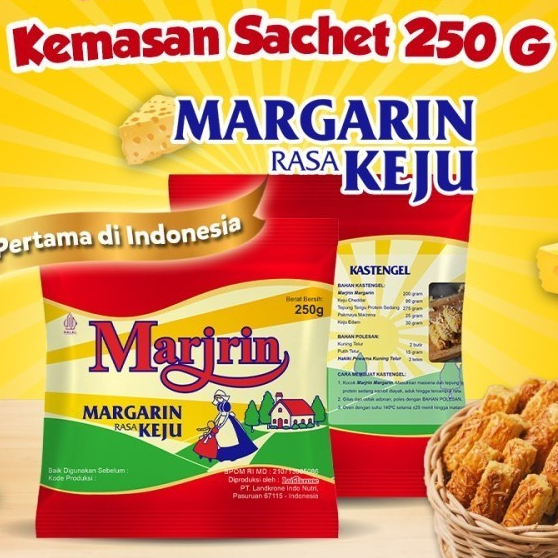 

MAJRIN MARGARIN RASA KEJU 250GR KEMASAN ORI