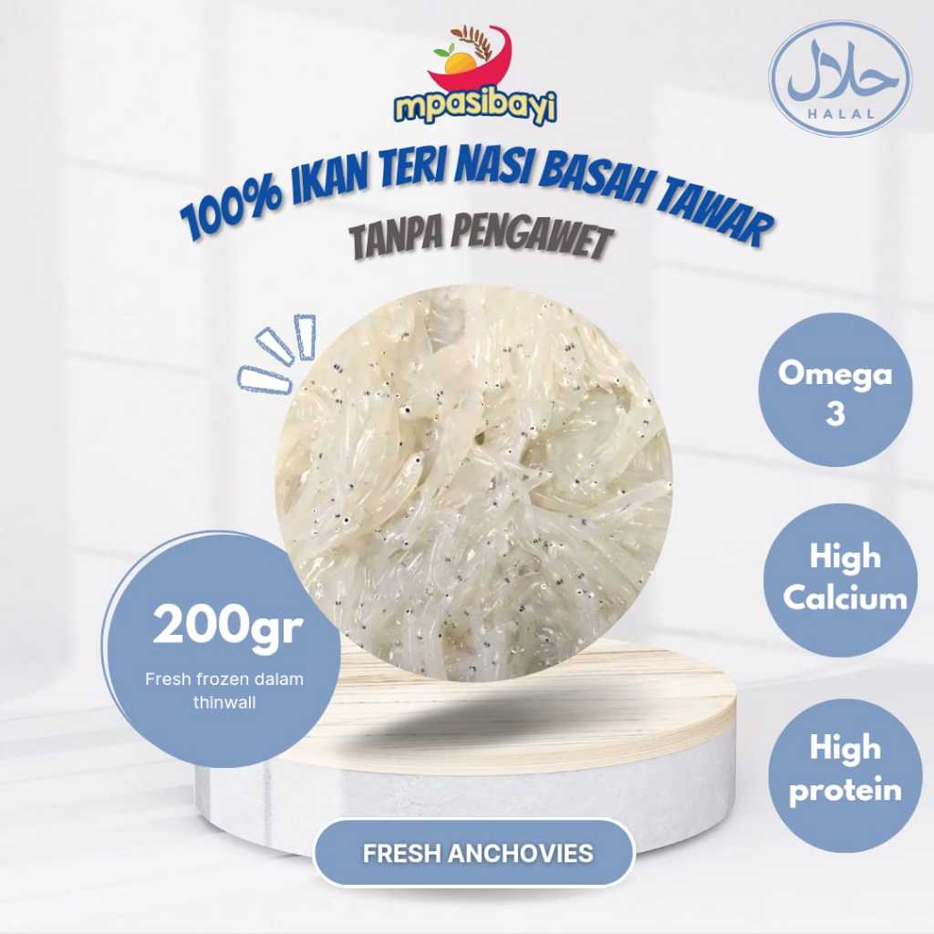 

Teri Nasi Basah Tawar Mpasi
