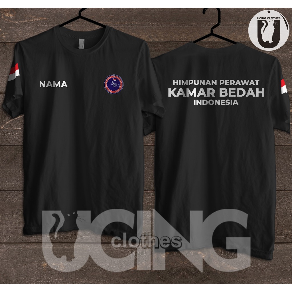 Kaos Baju HIPKABI Himpunan Perawat Kamar Bedah Indonesia Gratis Nama Kaos Distro