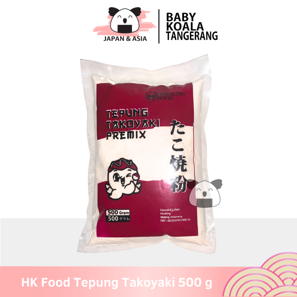 

HIROKING FOOD Tepung Takoyaki Premix Instan 500 g Halal..