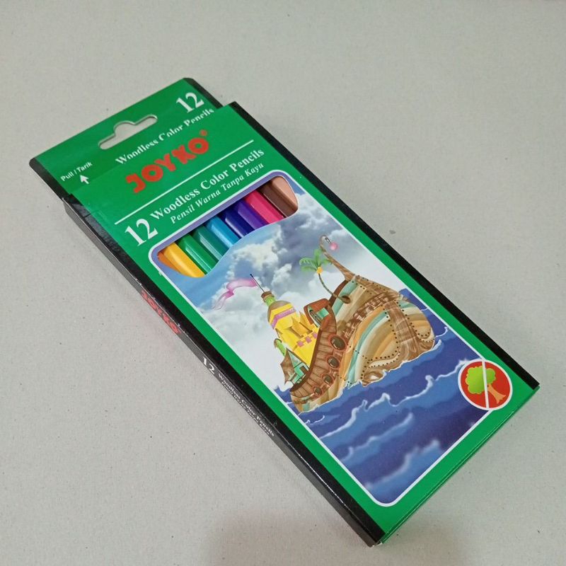 

Pensil Warna Joyko 12 Warna Panjang