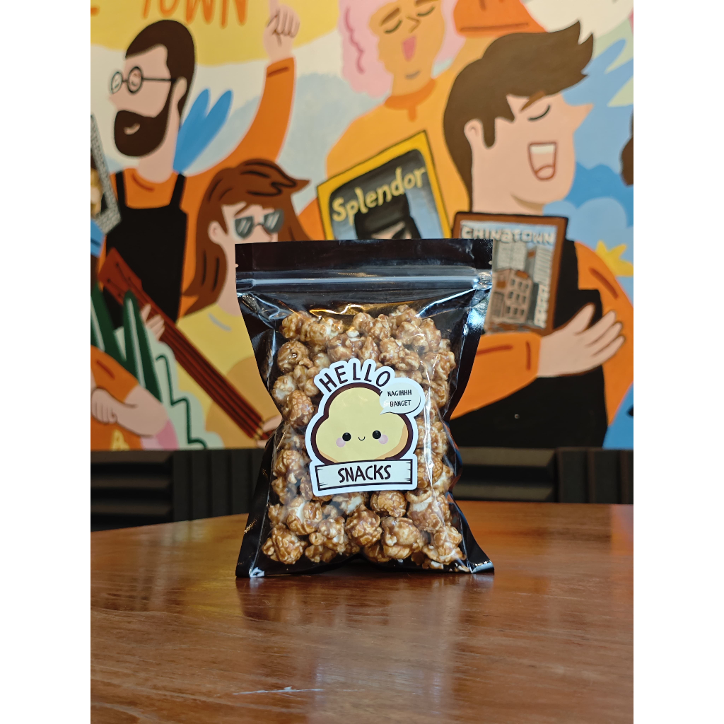 

Caramel Popcorn Hello! - Pouch Small
