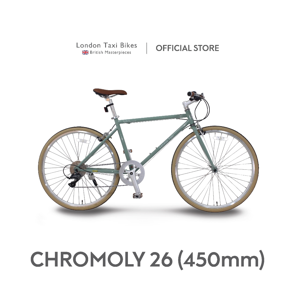 London Taxi CHROMOLY Bike 26M - Jade / Sepeda Dewasa 26M Inch