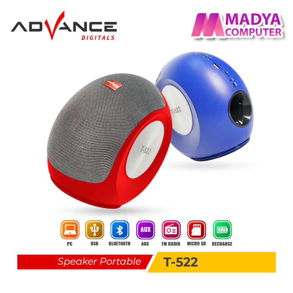 Speaker Bluetooth Portable Advance T-522