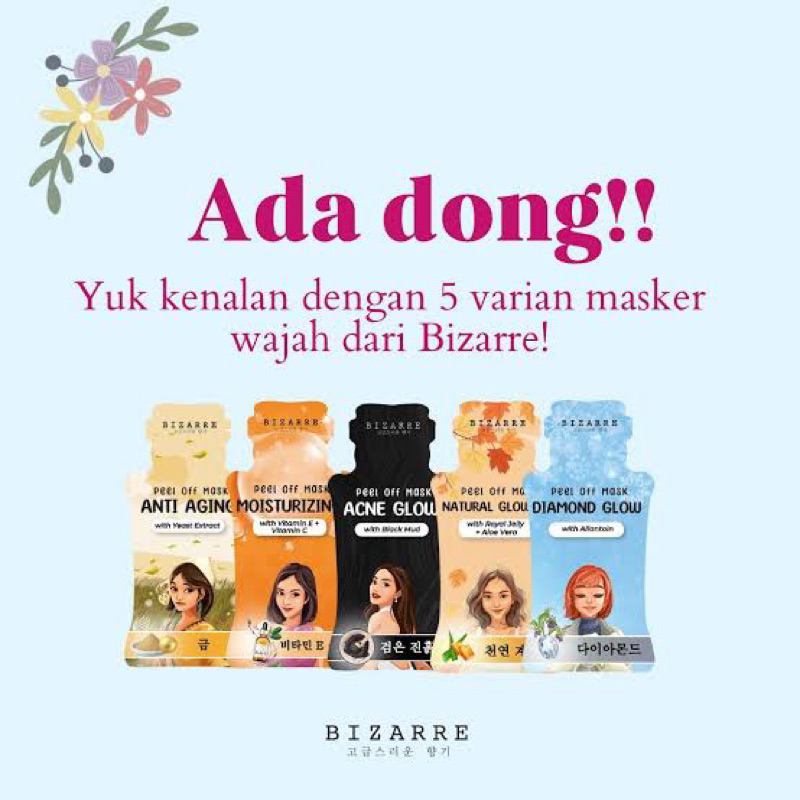 BIZARRE Masker Wajah Peel Off Mask