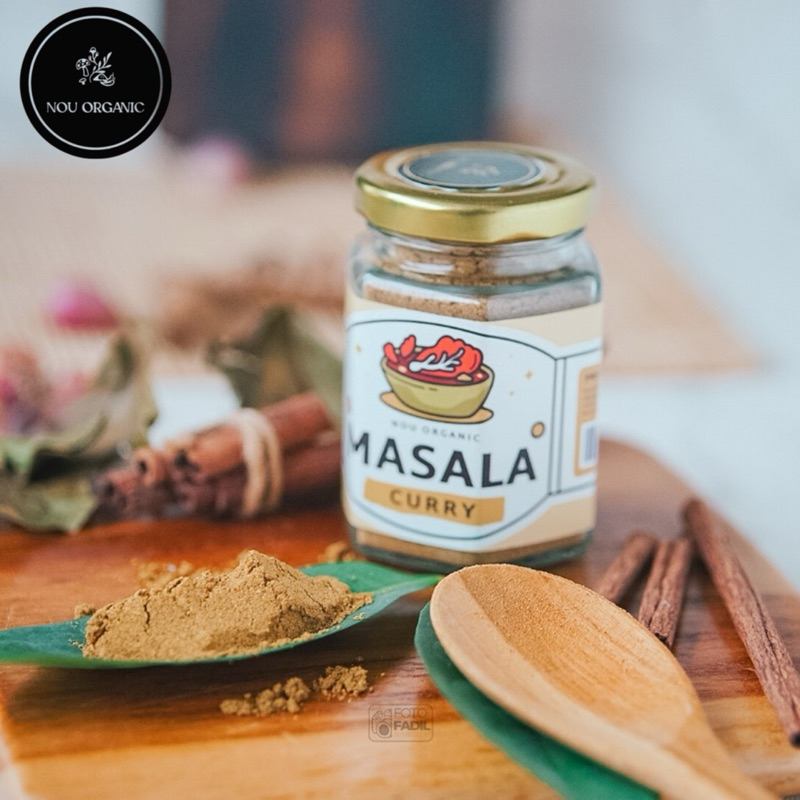 

Nou Organic Curry Masala Spices Dry Rub House Blend Marinasi Bumbu Seasoning Kari