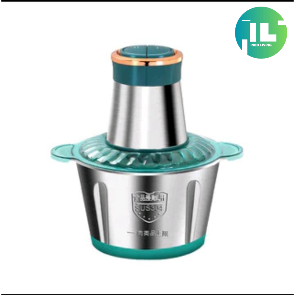 IL- blender daging stainless/chopper bumbu dan daging