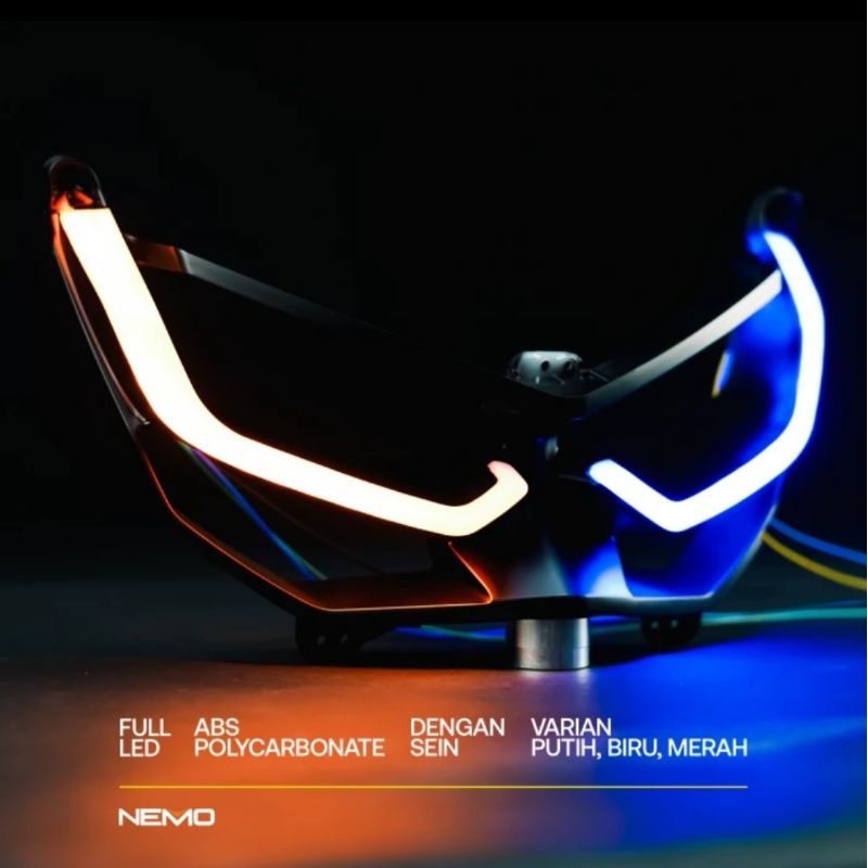 alis lampu depan Yamaha all new nmax 2020-2024 lampu alis depan new nmax 2020 merk nemo premium