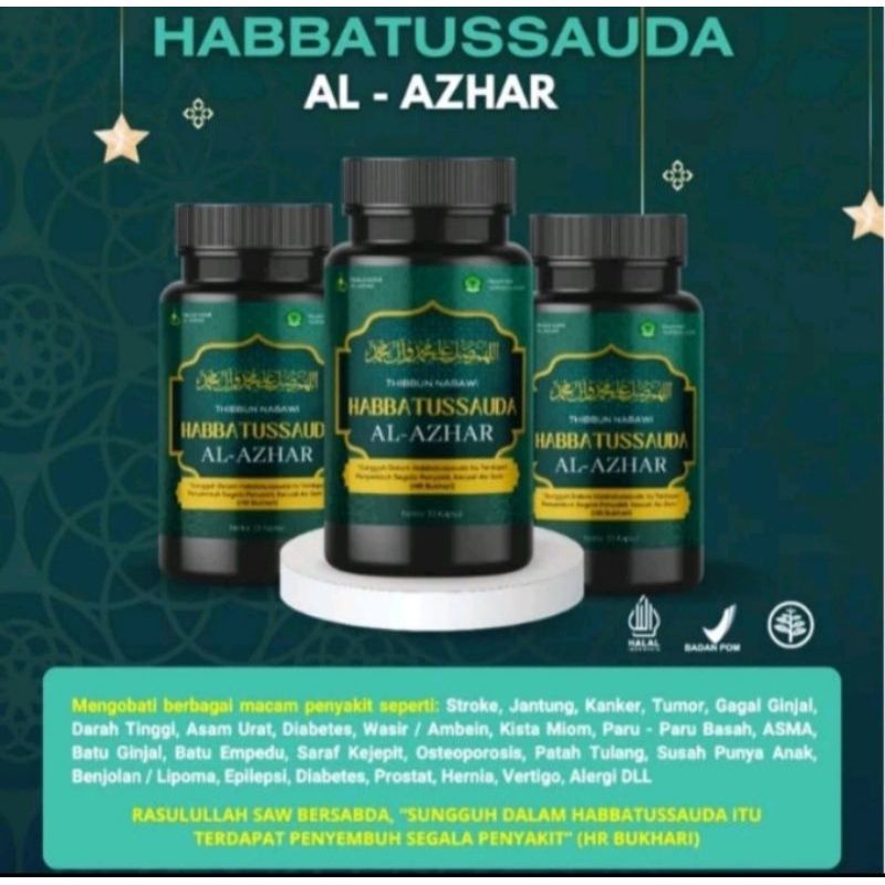 Habbatussauda Al Azhar 2 botol