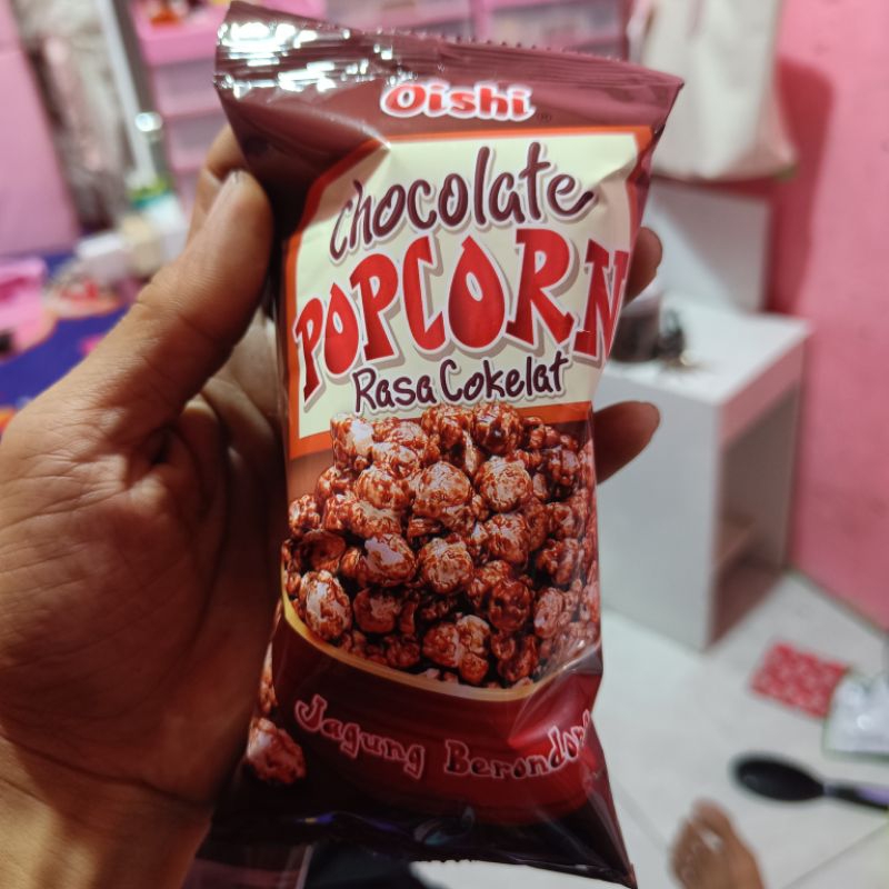 

OISHI POPCORN 20gr COKELAT KARAMEL MENTEGABELGIA KEJU SNACK JAGUNG BERONDONG (1 PCS)