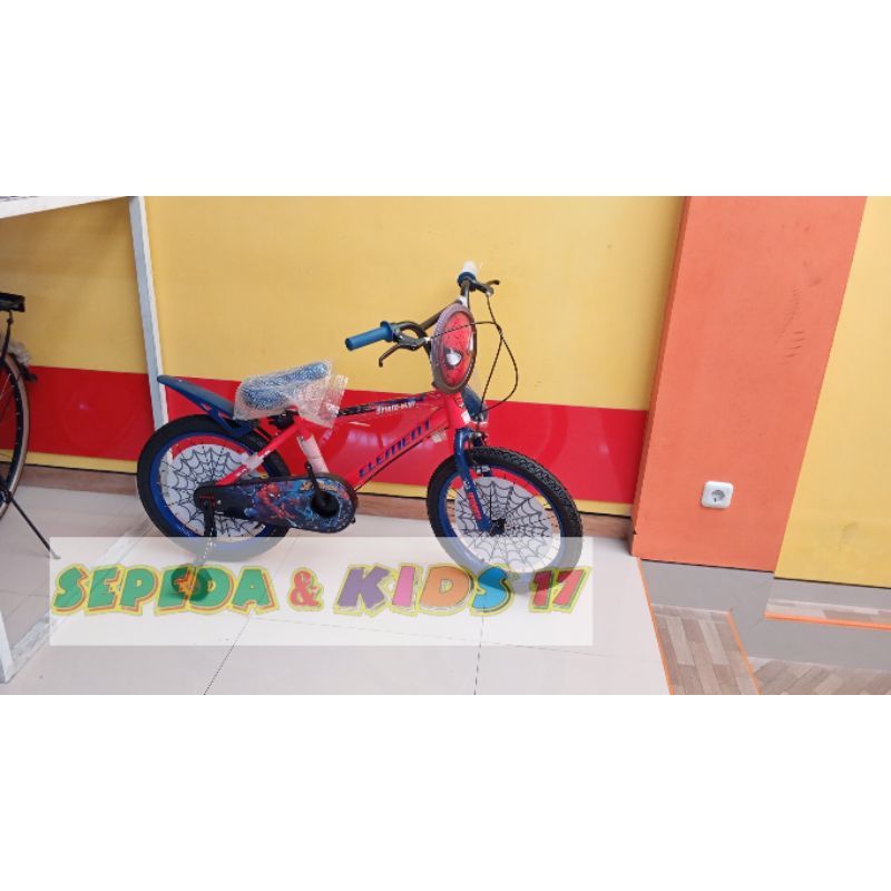 SEPEDA ANAK ELEMENT BMX 18 SPIDERMAN 2 110/sepedaminimurah