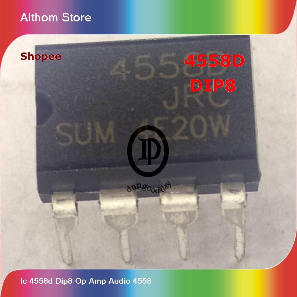 ic 4558d dip8 op amp audio 4558