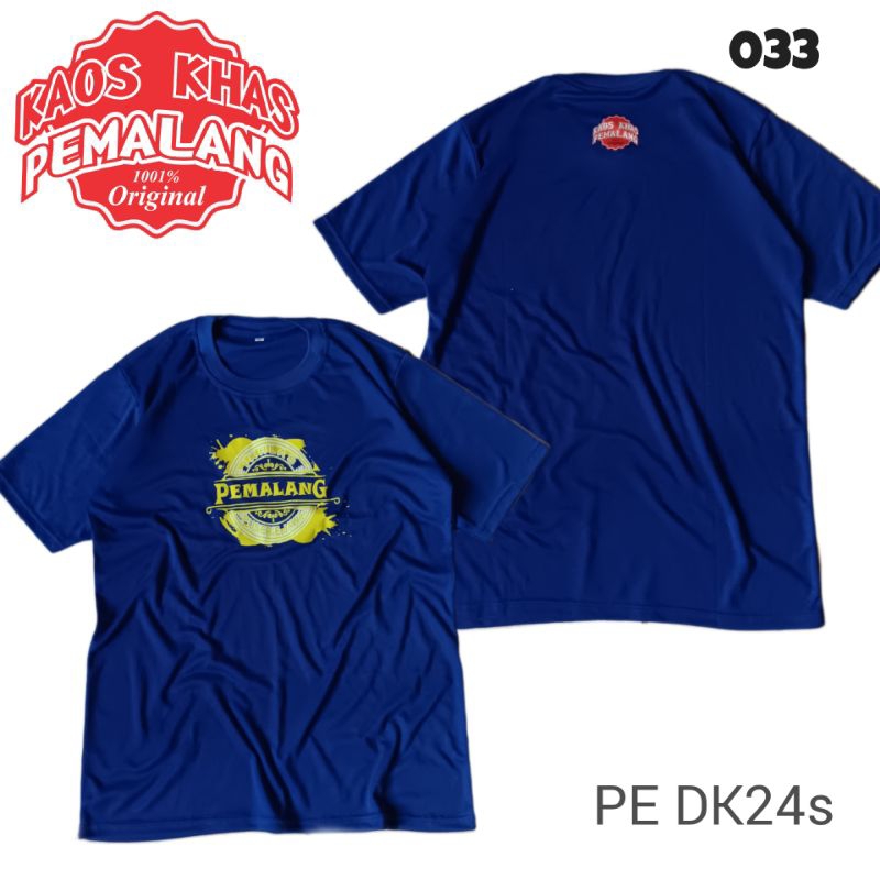 Kaos Pemalang Distro Pemalang ikhlas Pusere Jawa Biru Benhur 033