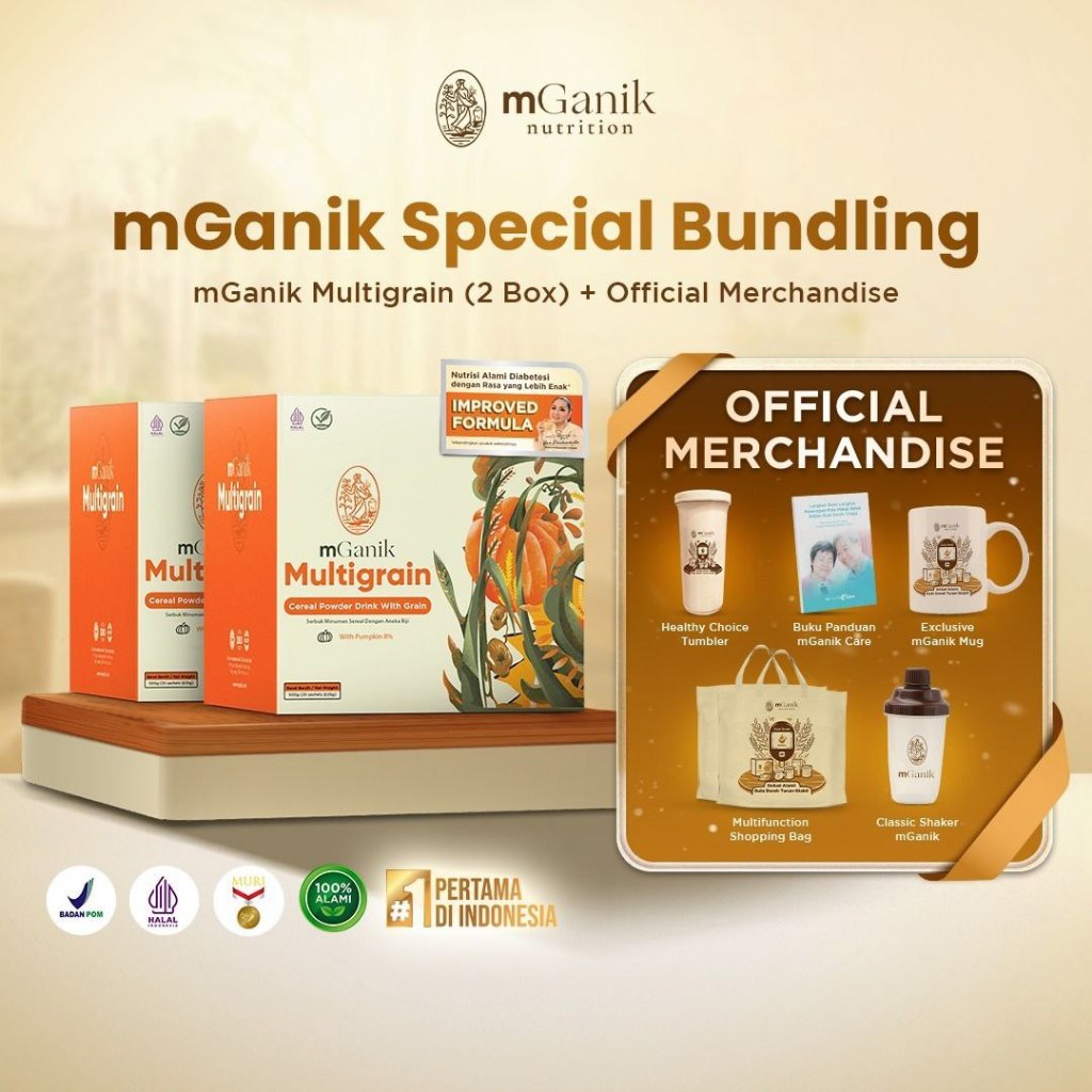 

Mganik Multigrain 2 box Bundling + Official merchandise