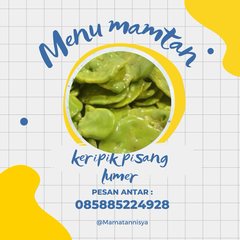 

keripik pisang lumer matcha