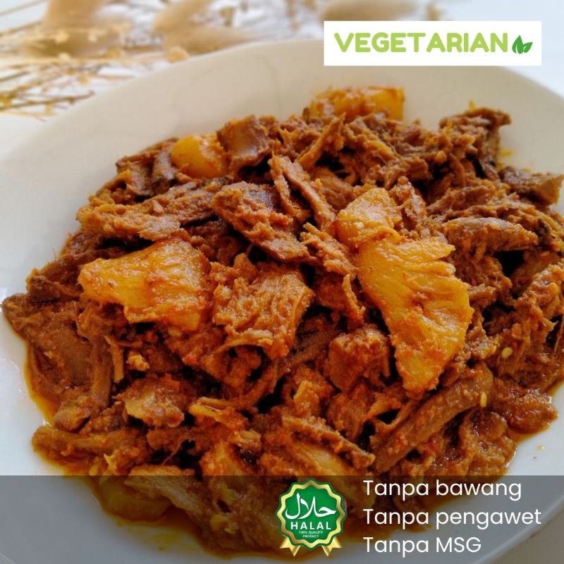 

VEGGIE CORNER Jamur Nanas Bumbu Rendang Vegetarian Frozen Food