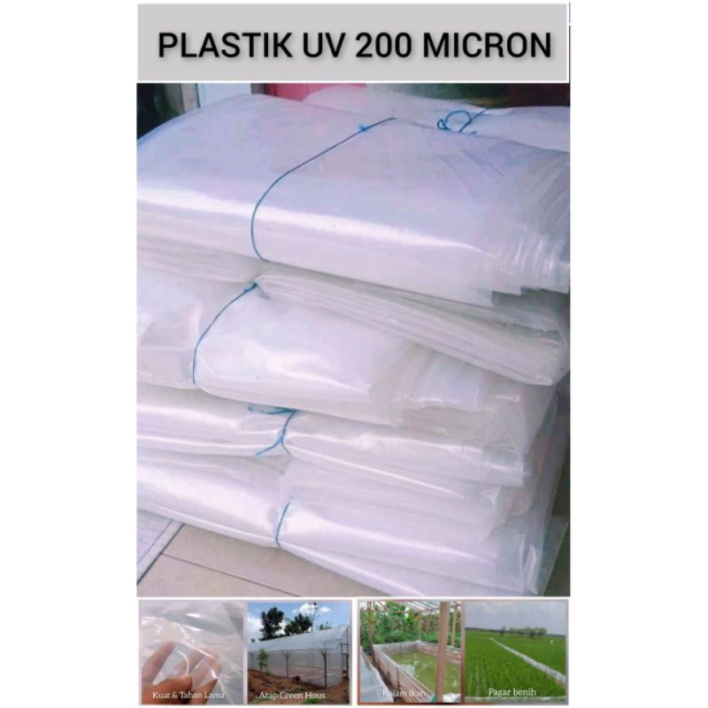 plastik UV 200 micron 7x8 meter tanpa sambungan