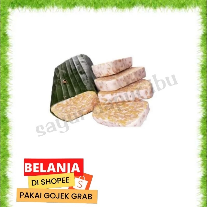 

tempe daun pisang potong/fress dapur ibu