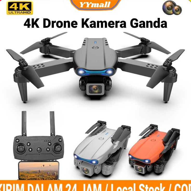 KP8 COD4K Drone Kamera Ganda Drone Kamera Drone E99 Drone E88 Dengan Kamera HD Drone Kamera Jarak Ja