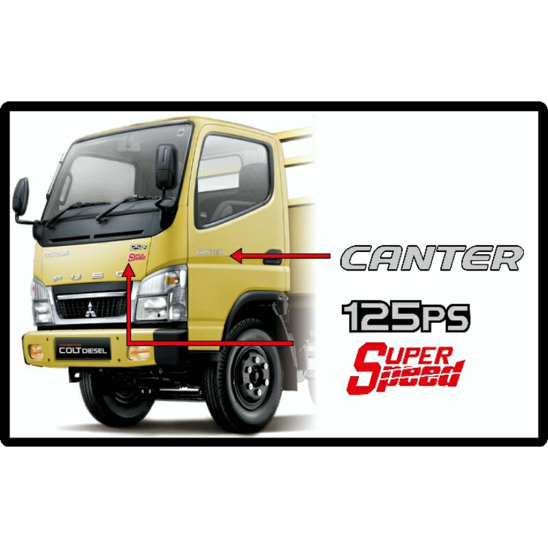 STIKER canter 125ps super speed / STIKER EMBLEM