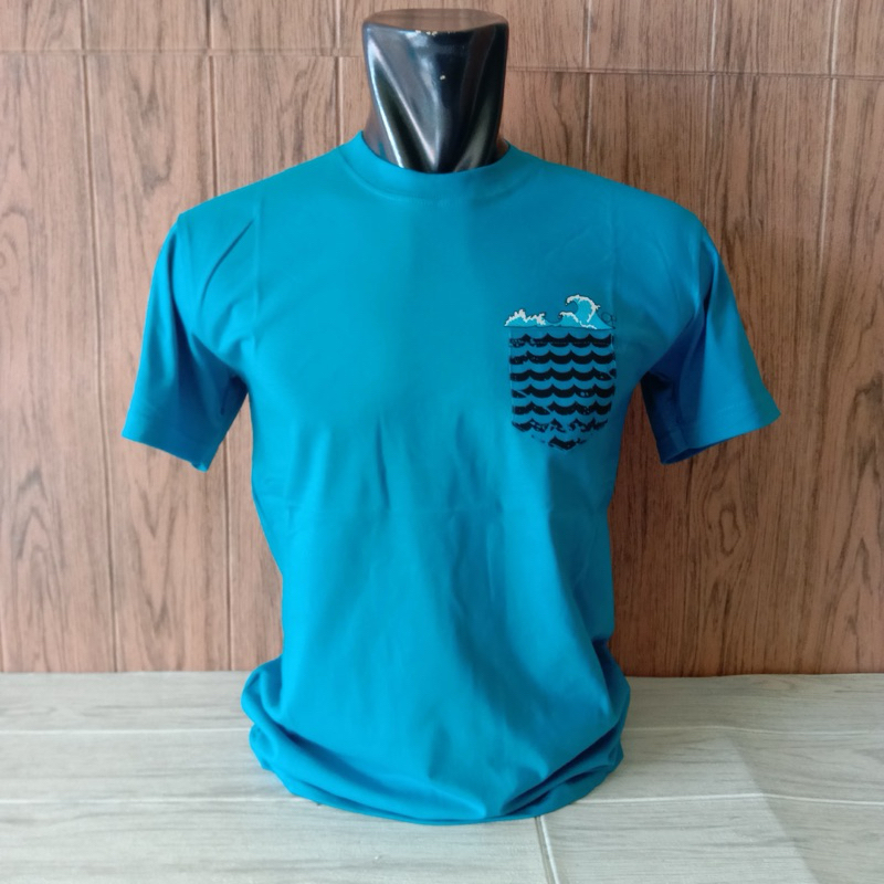 BAJU KAOS OCEAN PACIFIC TERBARU/BAJU KAOS POLOS SAKU/KAOS POLOS PRIA