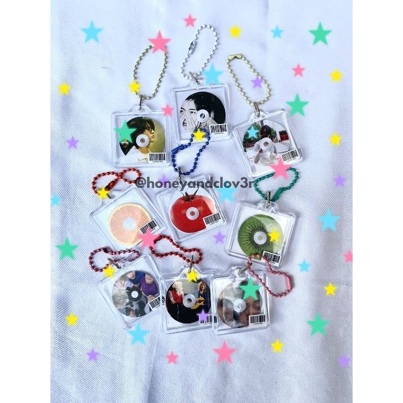(ready stock) CD Keychain DVD Keychain Freebies Kpop BISA CUSTOM