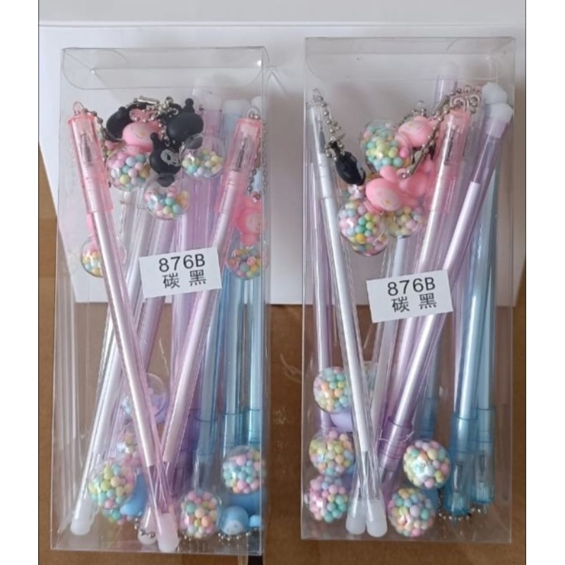 

Pulpen Gantungan Boneka Kuromi 12pcs || Gel Pen || Pulpen Kuromi