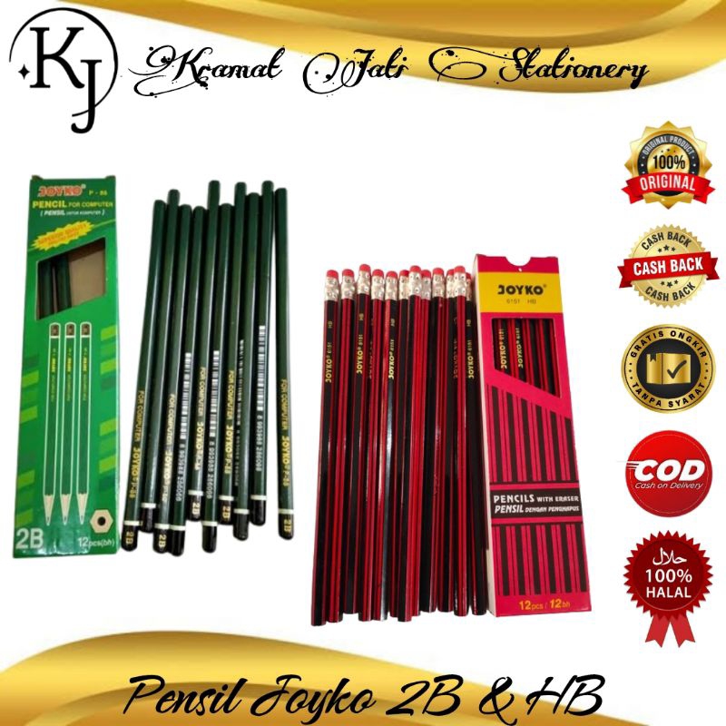 

Pensil Joyko Isi 12 Pcs (1 Lusin)