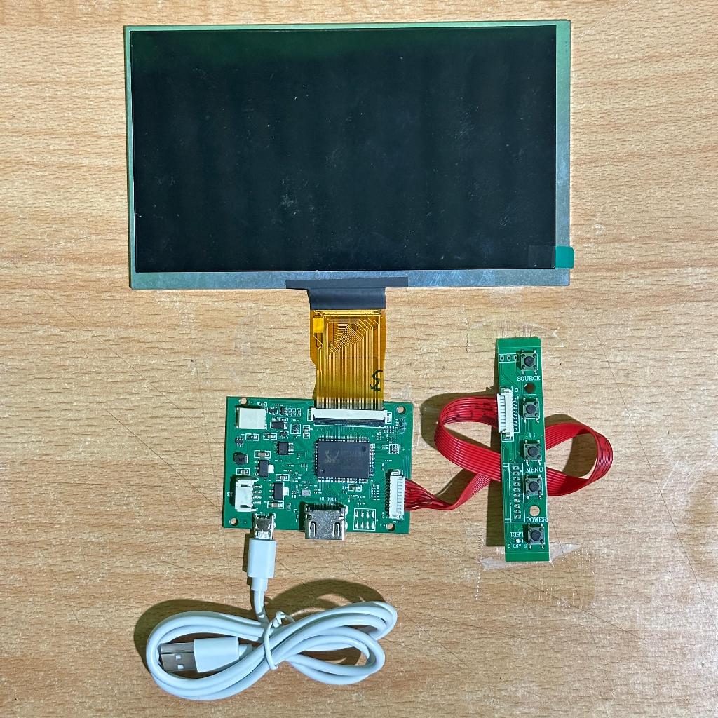 Board Controller Untuk Layar LCD Tablet Resolusi 1024x600 TTL 50Pin HDMI 5V 2A