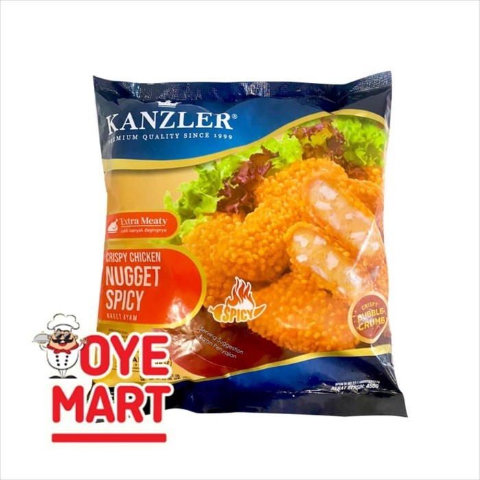 

KANZLER SPICY CRISPY CHICKEN NUGGET 450GR/NAGET KRISPI PEDAS
