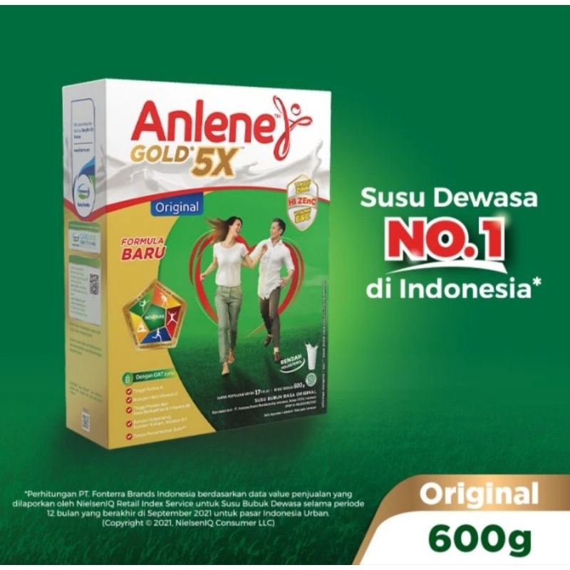 

Anlene Gold 5x rasa original 600gr murah