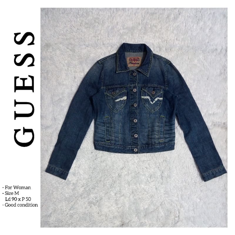 Jaket denim Guess