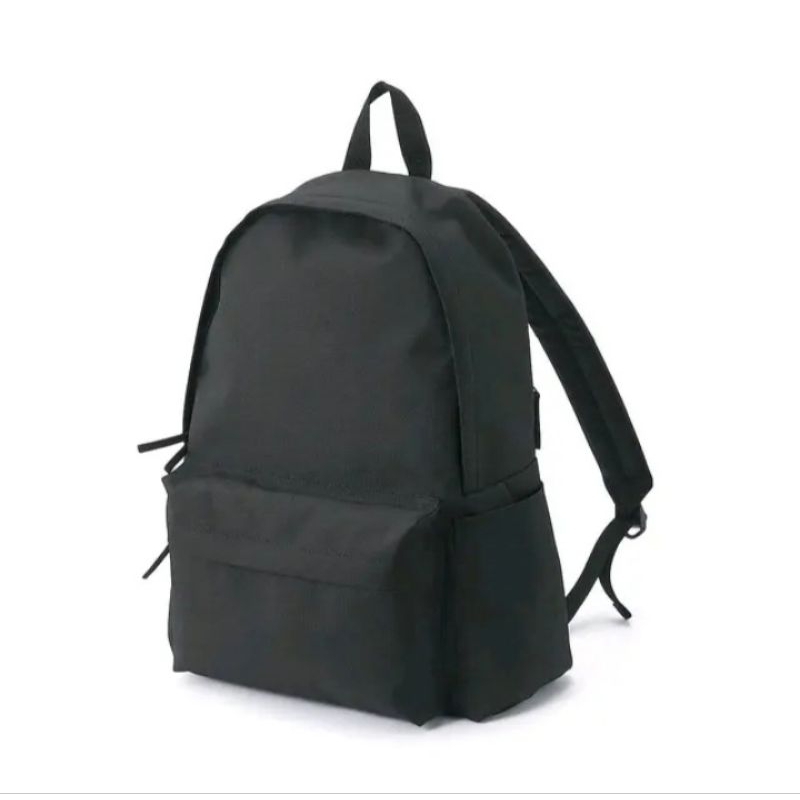 Ransel pria wanita, backpack, tas sekolah, hitam polos