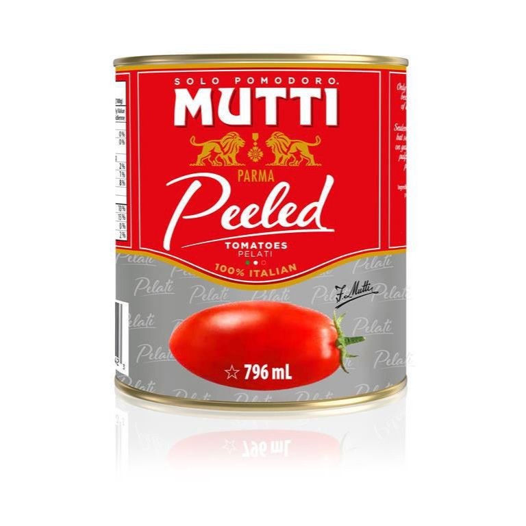 

Tomato Peeled Mutti 400 Gram (pengganti Tomato Peeled Cirio)
