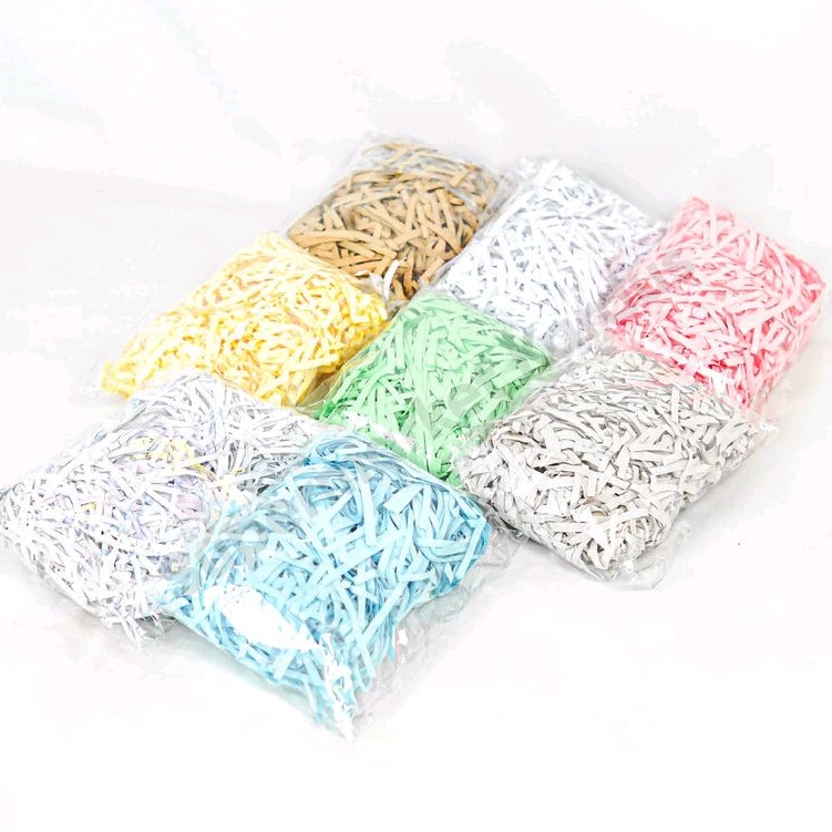 

Kertas Cacah /Kertas Serut kawul/Isi Gift/Box Filler/Kertas Shredded /Shredded Paper /Kertas Potong /Filler parcel hampers/isian box hampers