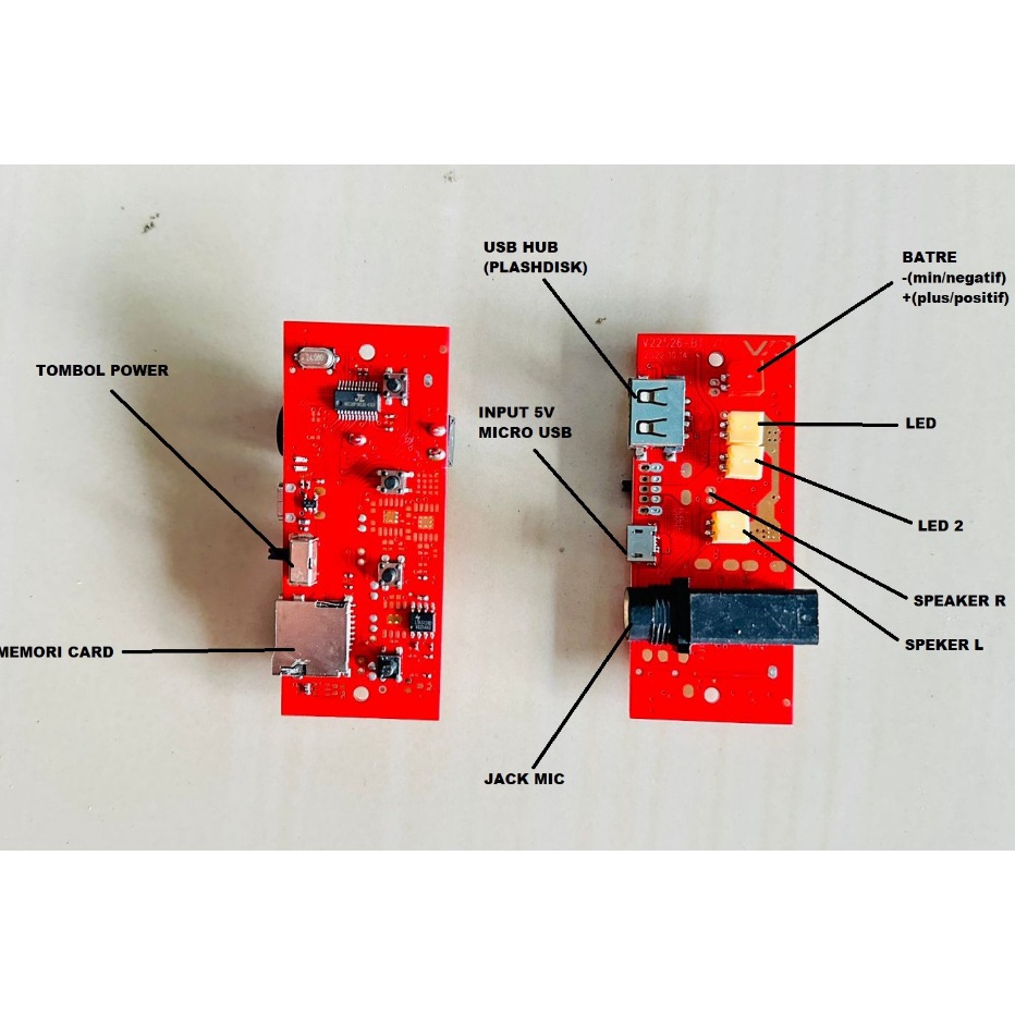 MODUL MP3 BLUETOOTH COPOTAN FLECO PAKAI MIC 1 BARU