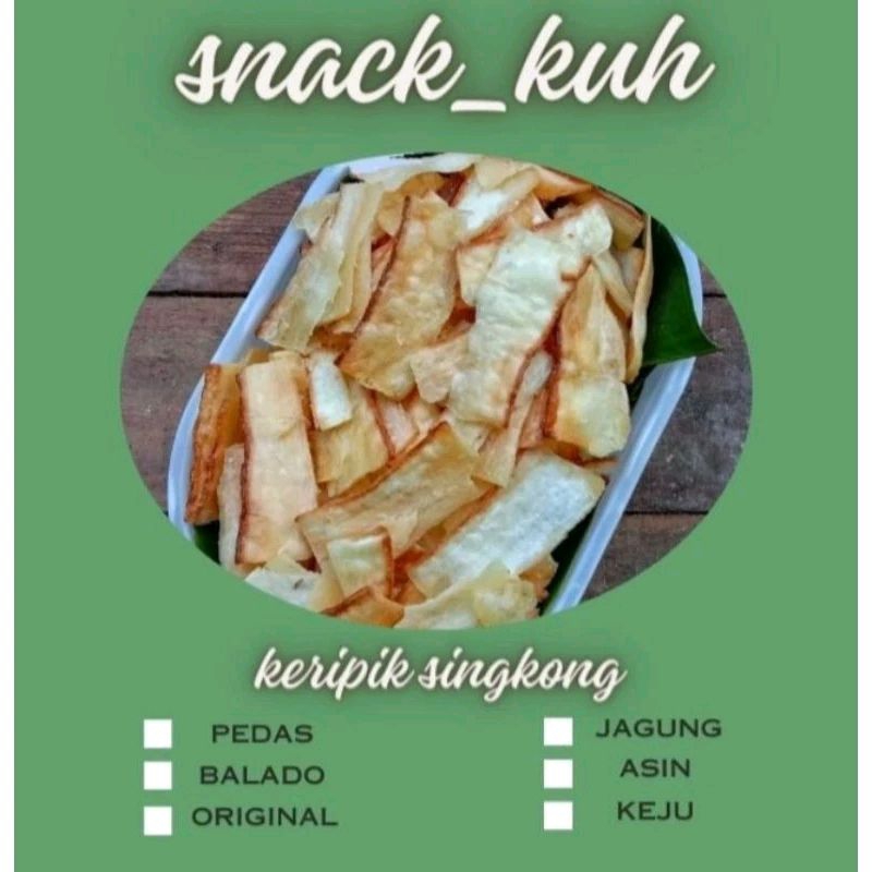 

keripik singkong keriuk | sisiran toples 1000 ml | pilihan rasa bumbu