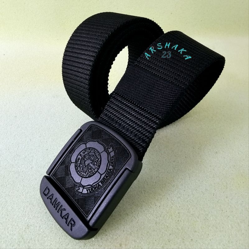 Sabuk Damkar Timbul 3D Gaya Tactical