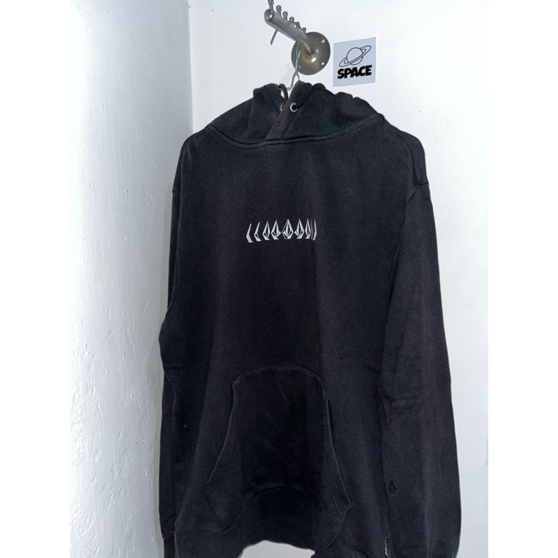 HOODIE VOLCOM WARNA HITAM SECOND