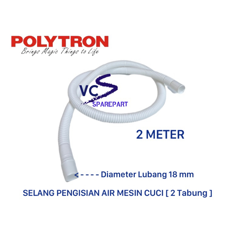 Selang isi Air Mesin Cuci 2 Tabung / Selang Inlet Mesin Cuci 2 Tabung