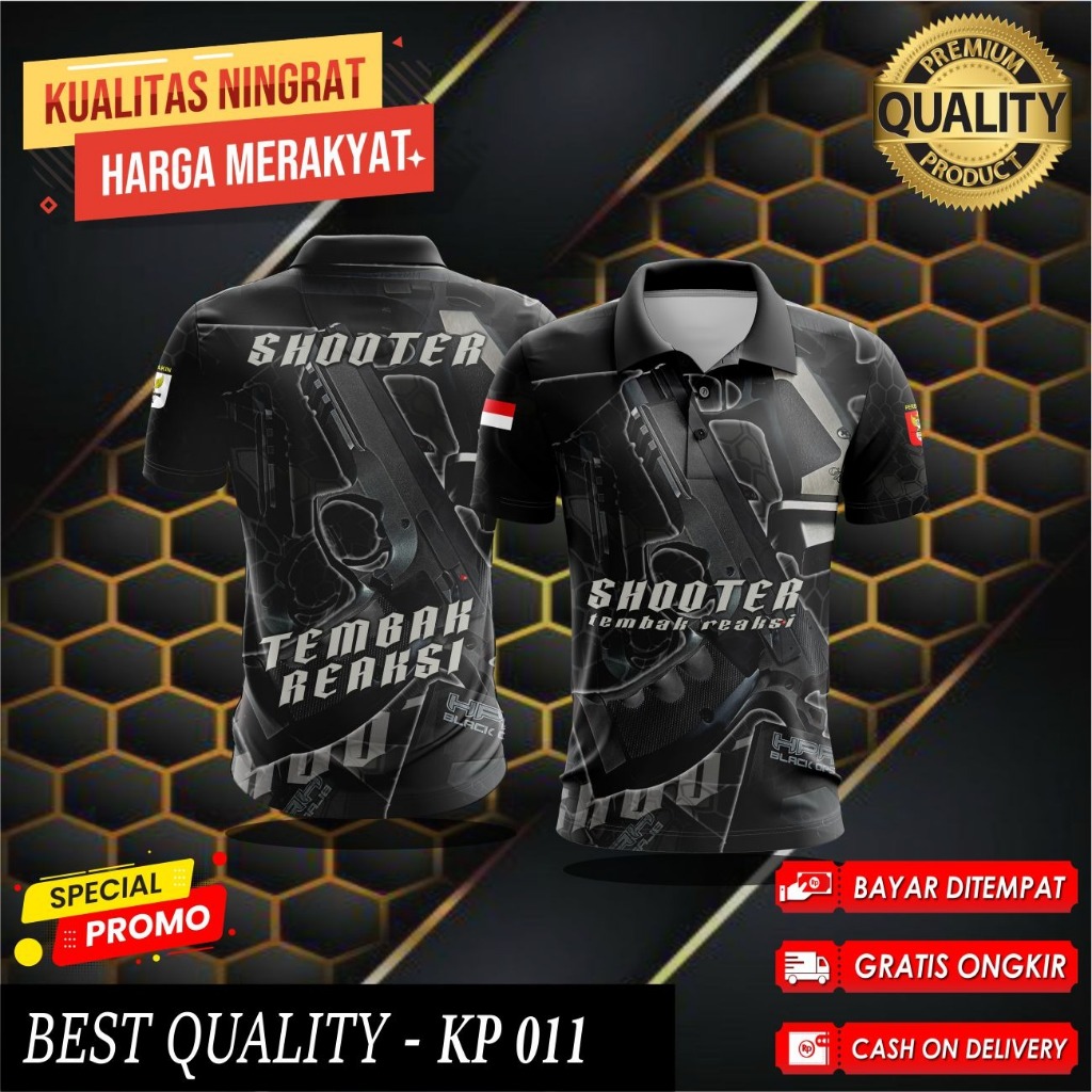 Baju Perbakin Kaos Jersey Polo Shirt Perbakin Shooting Komunitas Menembak IPSC KP011