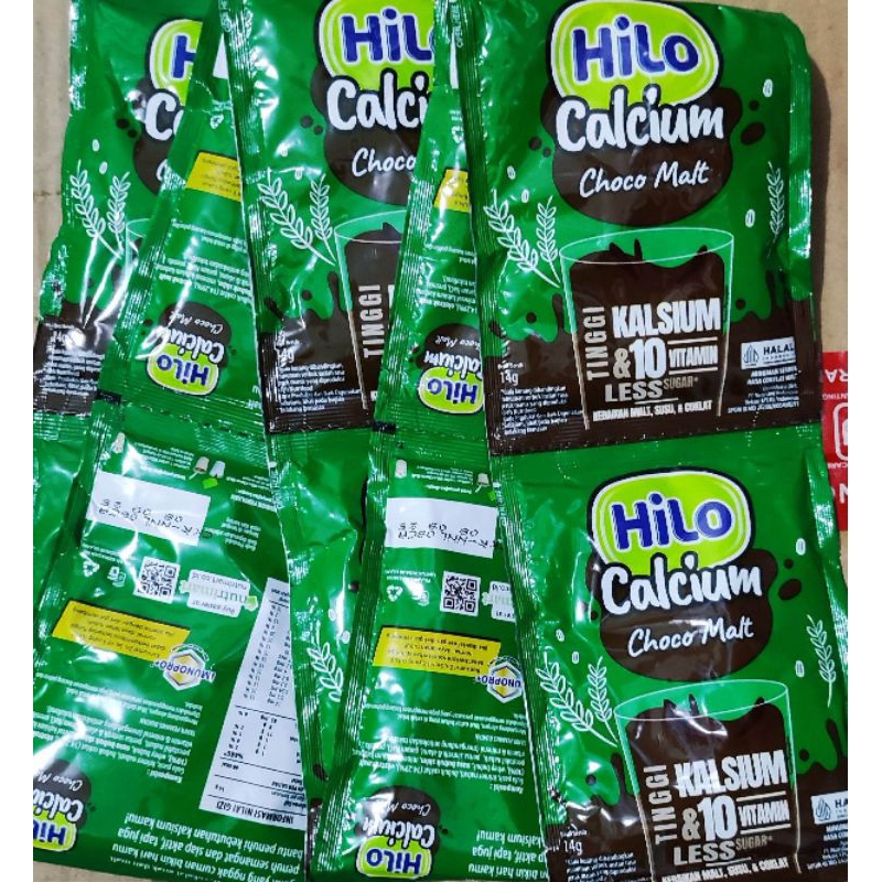 

Hilo Calcium Choco Malt Renceng 10 Sachet