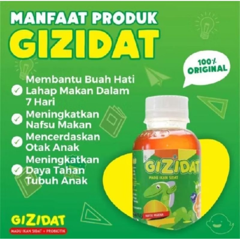 

Gizidat 60 ml Madu Gemuk Anak Penambah Nafsu Makan