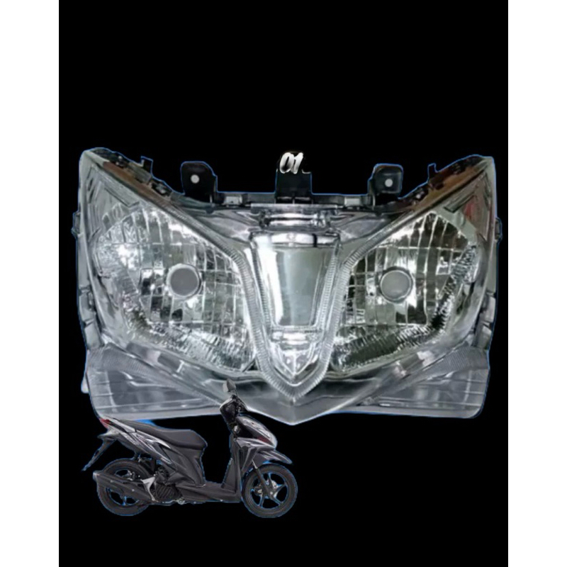 Reflektor lampu depan vario techno 125 old 2012-2025