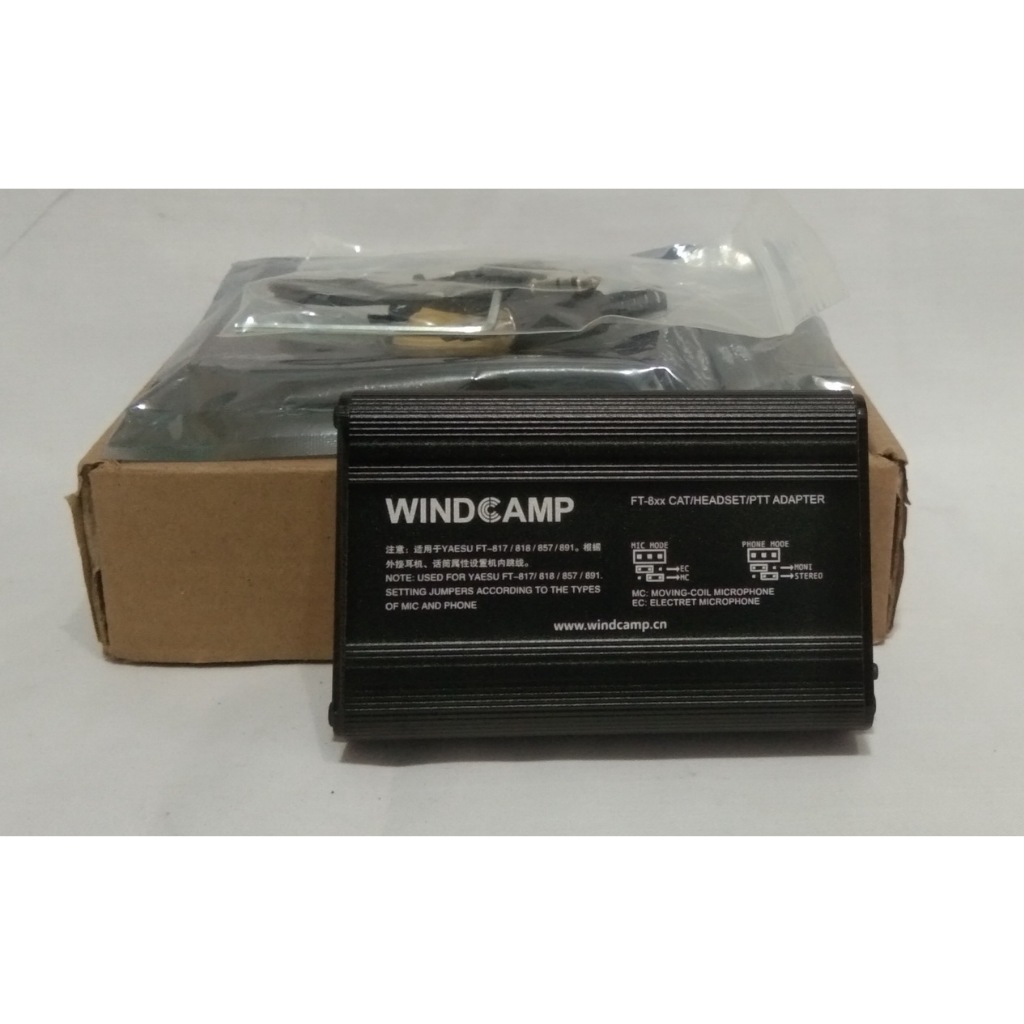 Accesories Rig Radio HF Yaesu WINDCAMP FT-8xx CAT/HEADSET/PTT ADAPTER