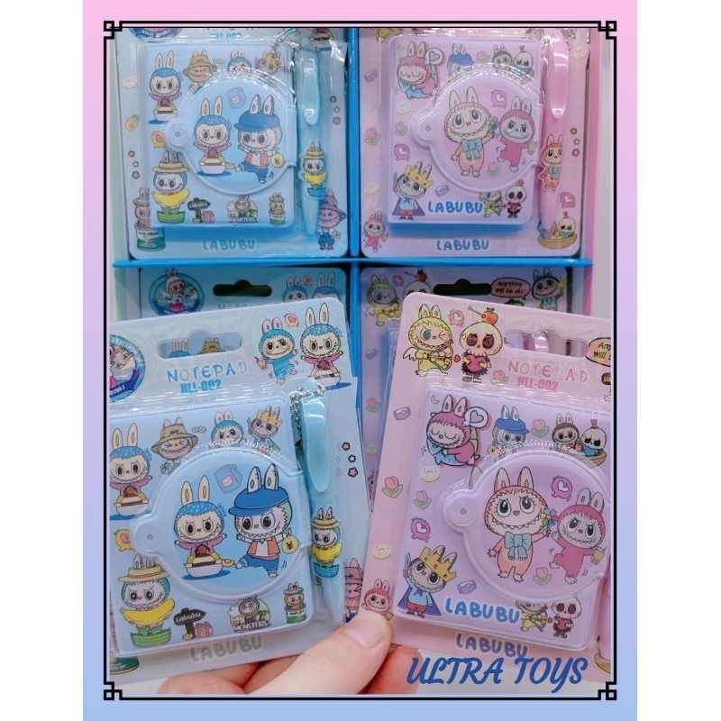 

[ULTRATOYS] DIARY SET PEN NOTEBOOK PEN LABUBU