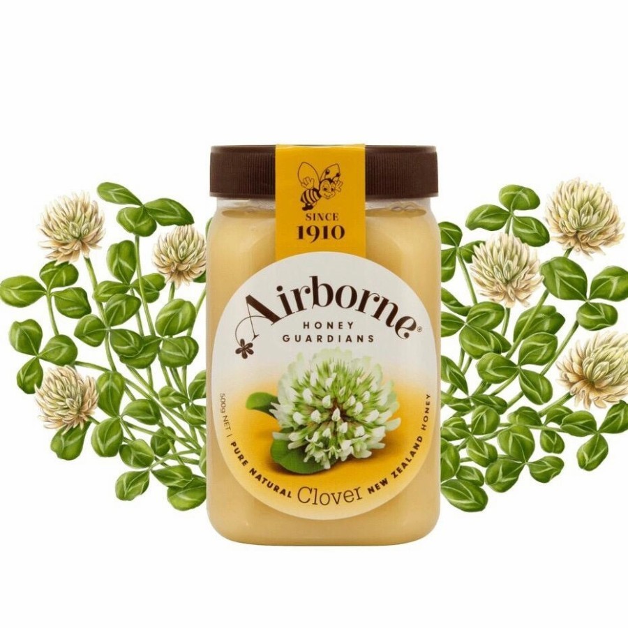 

HS Madu Airborne Clover Honey 500 gram New Zealand Import Kesehatan Madu Terbaik