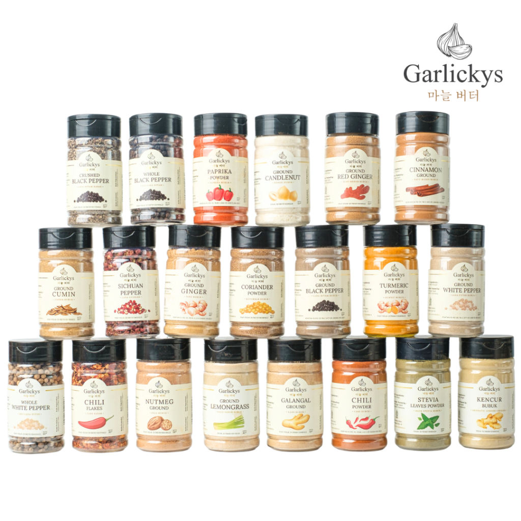 

GARLICKYS Paket Bumbu Dasar Merah Halal [ Bawang Putih Cabe Besar Rawit Cayenne Bawang Merah Bubuk ]